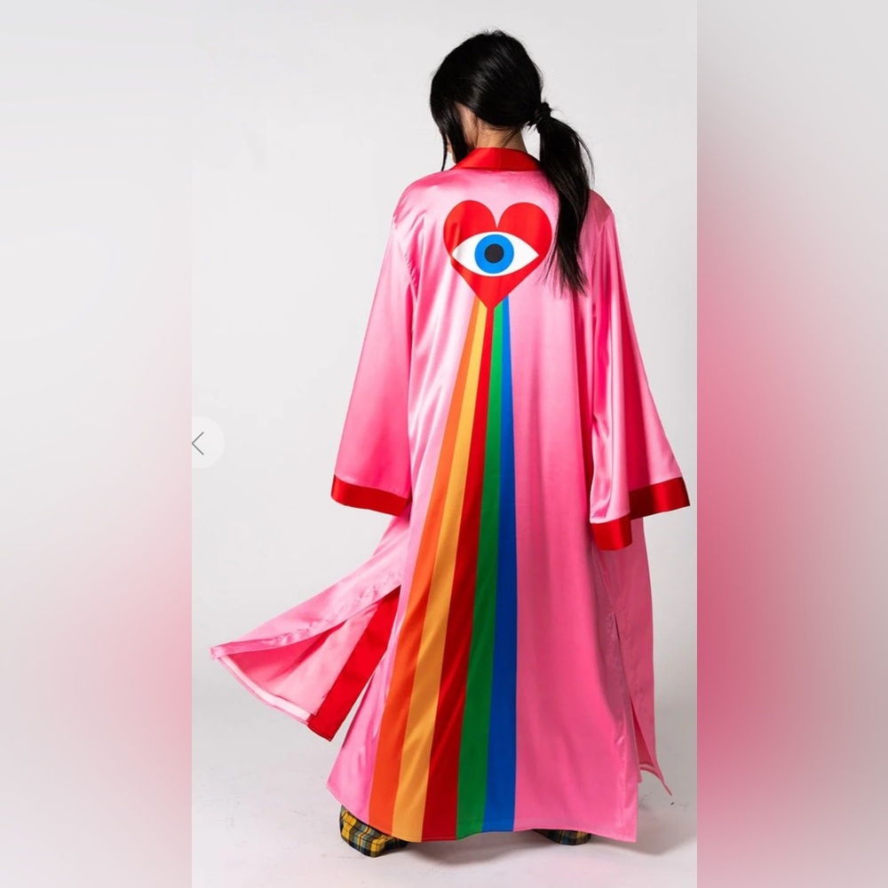 DRESSED IN LALA Mystic Mama Kimono NWOT Size S/M